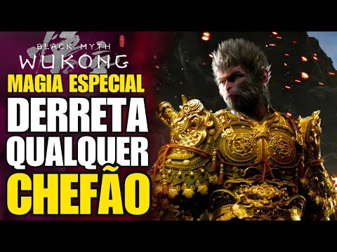 Black Myth Wukong | DERROTE Chefes SUPER FÁCIL com essa MAGIA! - Build Para vencer Boss com Magia OP