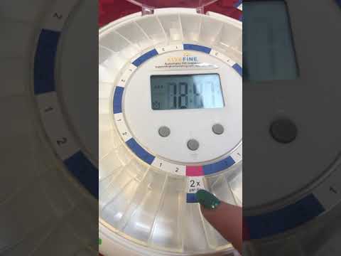 Unboxing and set up of automatic pill dispenser