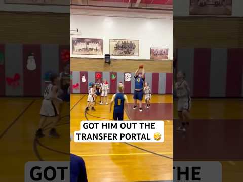 Got him out the transfer portal 🤣