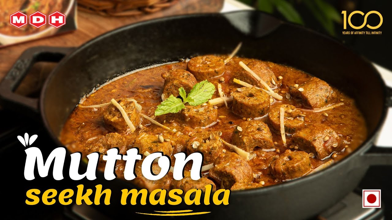 Mutton Seekh Masala Recipe with MDH Meat Masala | Kitchen of MDH Spices