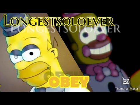 ROMAIN WORLD/ LONGESTSOLOEVER - OBEY ( FUN TIMES AT HOMER'S - SONG ) ANIMATION