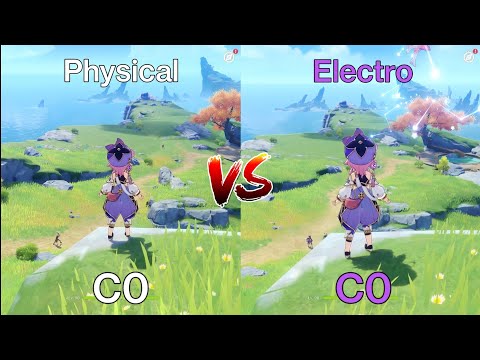 Dori Physical vs Electro Build!!! Which one is better!! DMG COMPARISON