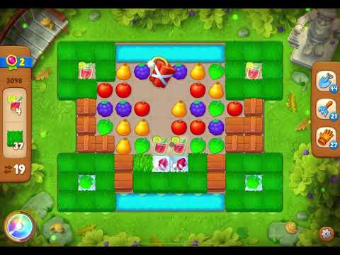 GardenScapes Level 3098 no boosters (27 moves)