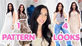 1 Pattern, 4 Stunning Summer Dresses & Tops! Easy Camisole Sewing Hacks You NEED to Try