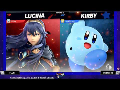 FLOR (Dedede/Lucina) vs qwertz143 (Kirby) - SSB India May 4