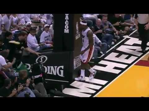 LeBron James Blocks Rajon Rondo in Game 7 (2012 East Finals)
