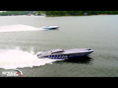 Outerlimits SC 46 Catamarans In Action On Lake of the Ozarks