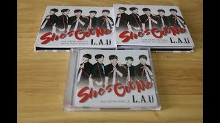 Unboxing all 3 versions of L.A.U - She's Got Me