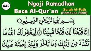 Download lagu Belajar Mengaji Cara Mudah Baca Alquran Surah Al Fath 1-15, EP. 445 mp3