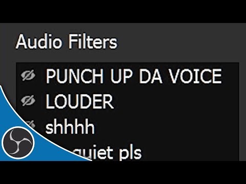 OBS Studio 114 - Audio Filter Walkthrough - Add effects and quality boosts to your audio! TUTORIAL