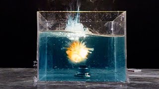 Что Если Взорвать Петарду Под Водой? В Slow Mo