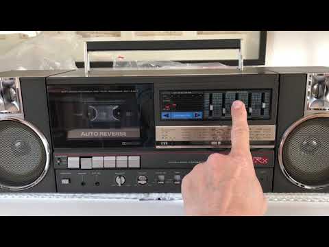 Maxell XLII-S90 cassette tape on Panasonic RX-C41L
