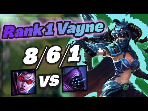 Vayne Vs Jax - Challenger Gameplay Rank 1 Vayne