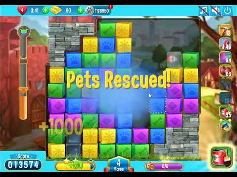 Pet Rescue Saga Level 2817 - NO BOOSTERS | SKILLGAMING ✔️