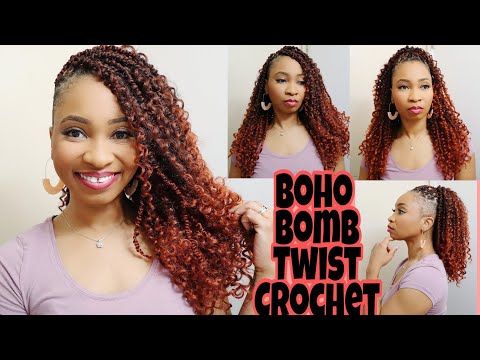 Outre Xpression Lightweight Wavy Bomb Twist Crochet Hair| Passion Twist Style On Tapered Cut Hair