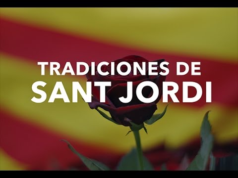Sant Jordi 2017 - Tradiciones de Sant Jordi en Cataluña