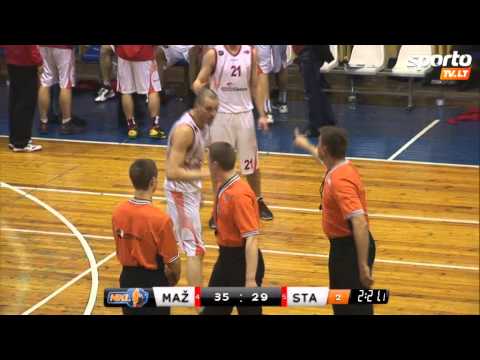 SportoTv.lt: NKL: "Mažeikiai" - "Statyba" 2013-03-28