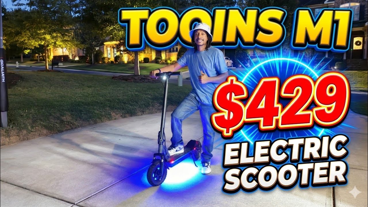 Tooins M1 Electric Scooter $429- Fun on a Budget