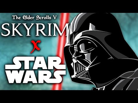 I Turned Skyrim INTO Star Wars Using Mods!