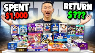 How much VALUE will I get from spending $1,000 on RETAIL sports card b
