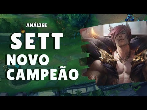SETT É O NOVO CAMPEÃO DO LOL E ELE TRANSFORMA EM SUPER SAYAJIN!