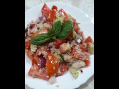 Panzanella alla Calabrese👨🍳Piatto freddo🍲Dieta Mediterranea