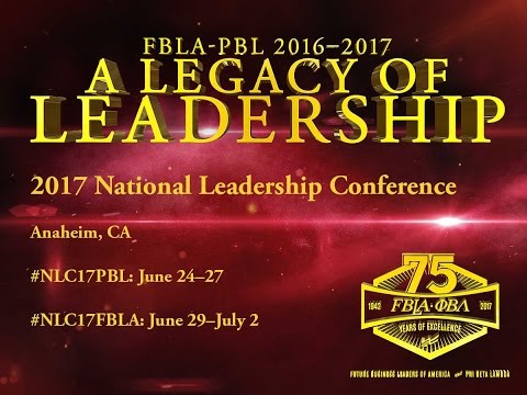 2017 FBLA-PBL NLC Promo