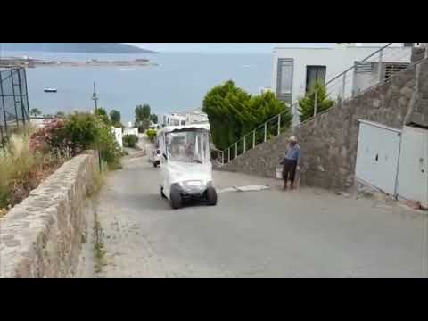 6 Kişilik Golf Aracı Yokuş Performansı / 6 Person Golf Car Uphill Performance