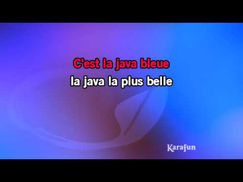Karaoké La java bleue - Patrick Bruel *