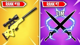 Top 10 DELETED Fortnite Season 7 Weapons WE HOPE RETURN!
