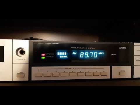 Videoton RT 7300S with 2x 110 kHz filters [FM Scan, Part 1.]