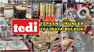TEDİ'DE YENİ GELENLER İNDİRİMLİ ÜRÜNLER❗️/TABAKLAR 20TL❗️ALAN ALANA😱/Y
