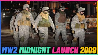 Call of Duty Modern Warfare 2 Midnight Launch In 2009.