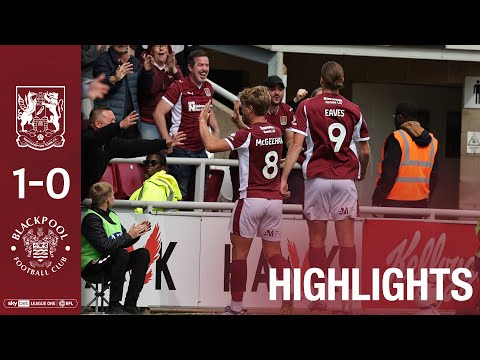 FC Northampton Town 1-0 FC Blackpool 
