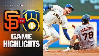 Giants vs. Brewers Game Highlights (6/3/26) | MLB Highlights