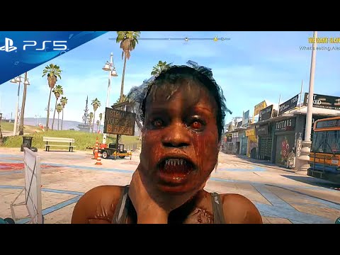 Dead Island 2 (PS5) Combat and Free Roam Gameplay | Venice Beach