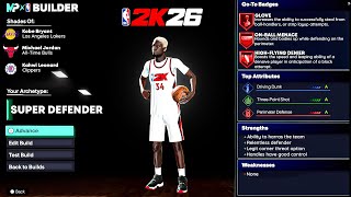NBA 2K26 MYPLAYER BUILDER GAMEPLAY FULL BREAKDOWN 💯