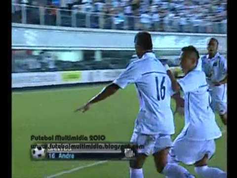 Santos 1:1 Ponte Preta - Paulistão 2010 - 2ª Rodada