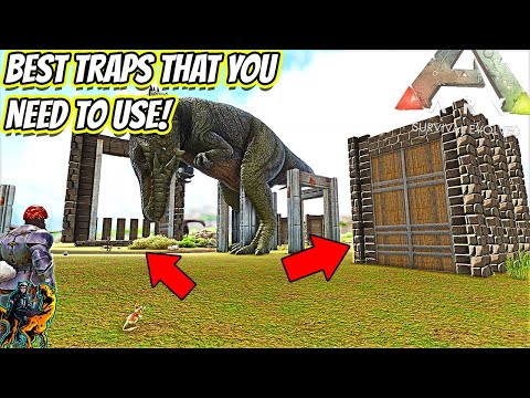 BEST TRAPS THAT YOU NEED TO BE USING IN ARK SURVIVAL EVOLVED!! || Ark Survival Evolved!