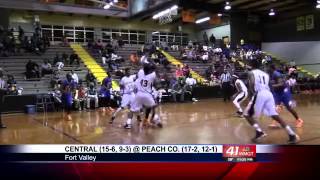 preview picture of video 'Central Boys Beat Peach County 68-64'
