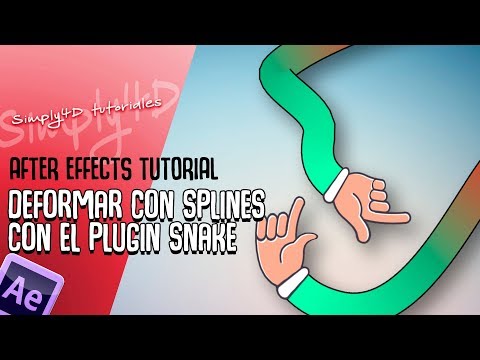 PLUGIN SNAKE (OMINO) - DEFORMAR CON SPLINES EN AFTER EFFECTS