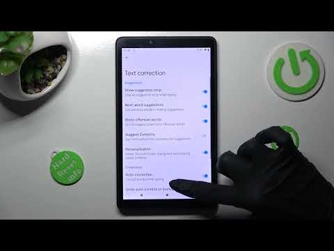 How To Enable & Disable Automatic Text Correction On Lenovo Tab M7