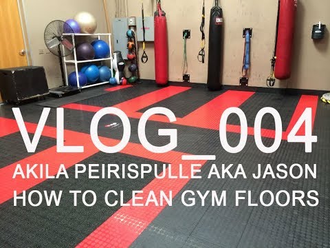 How to clean rubber floors in gyms
