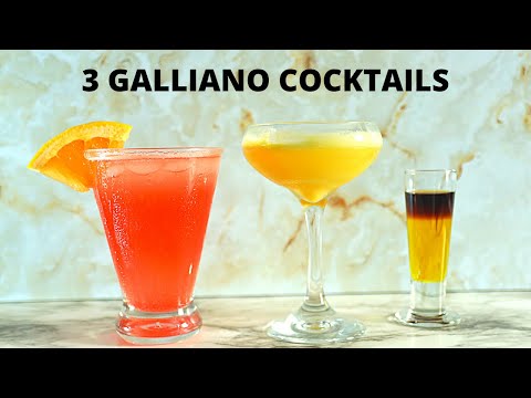 Galliano Cocktails | 3 Galliano Drink Recipes