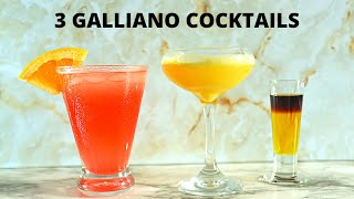 Galliano Cocktails | 3 Galliano Drink Recipes