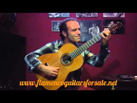 Mario Mas plays the Santos Hernández 1922 flamenco guitar for sale