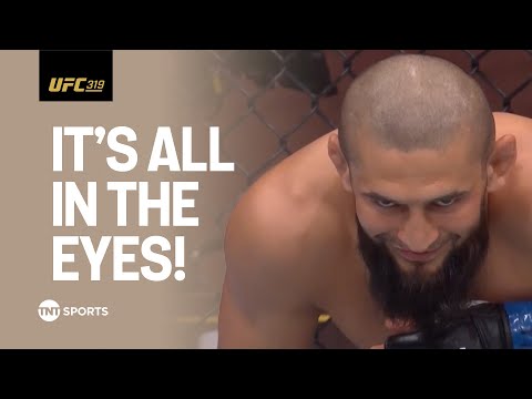 GOOSEBUMPS! Dricus Du Plessis & Khamzat Chimaev staredown across the Octagon at #UFC319 🥶👀