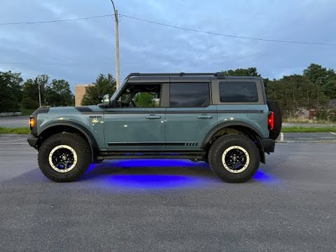 2022 Bronco Skid Plates installation