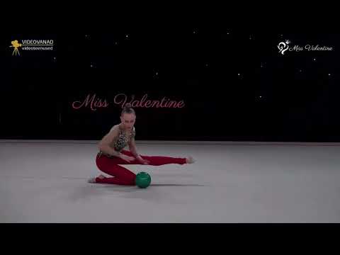 Viktoriia Onopriienko (UKR) 🥇 EF Ball 33.250 - Miss Valentine 2024