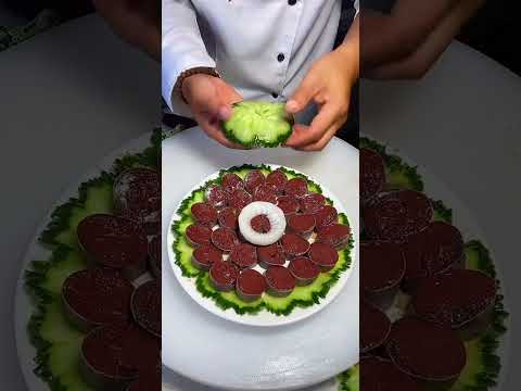 🥒 Mastering the Art of Cucumber Cutting: Techniques for Perfect Slices! #CucumberCuts #Skills
